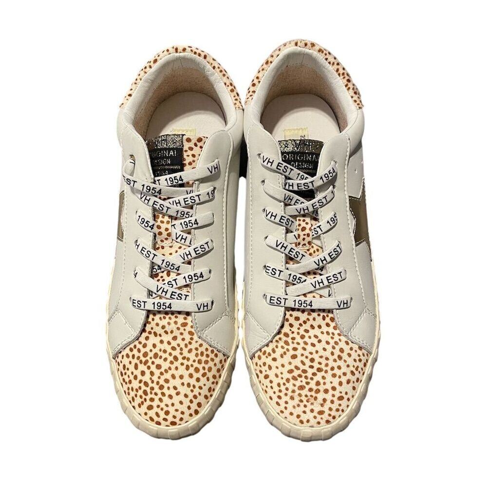 Vintage Havana Women's Cheetah Print Lace-Up Sneakers Size 11 - Picture 5 of 14